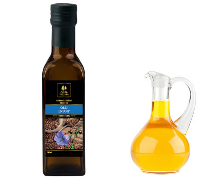 Olej lniany BUDWIGOWY 100ml zimnotłoczony świeży